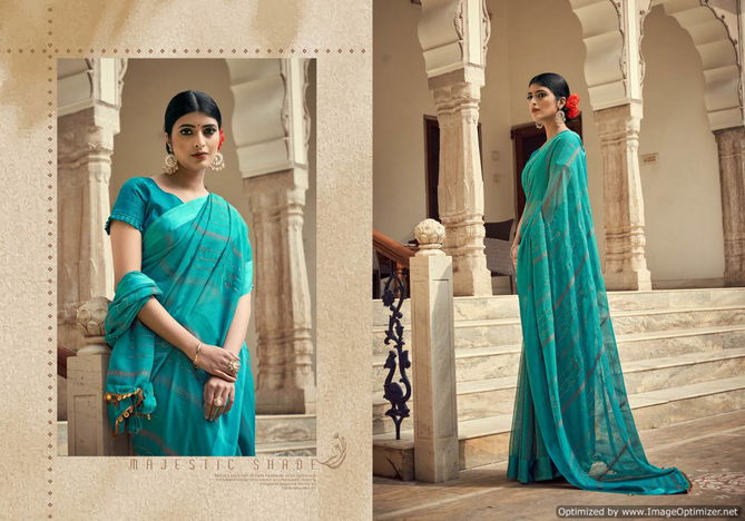 Ynf Viscose Mukaish New Ethnic Wear Viscose Designer Saree Collection